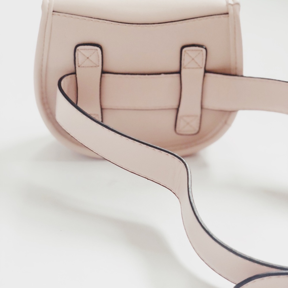 🆕Poppy Black Vegan Leather Belt Bag Fanny Pack - Picture 7 of 7